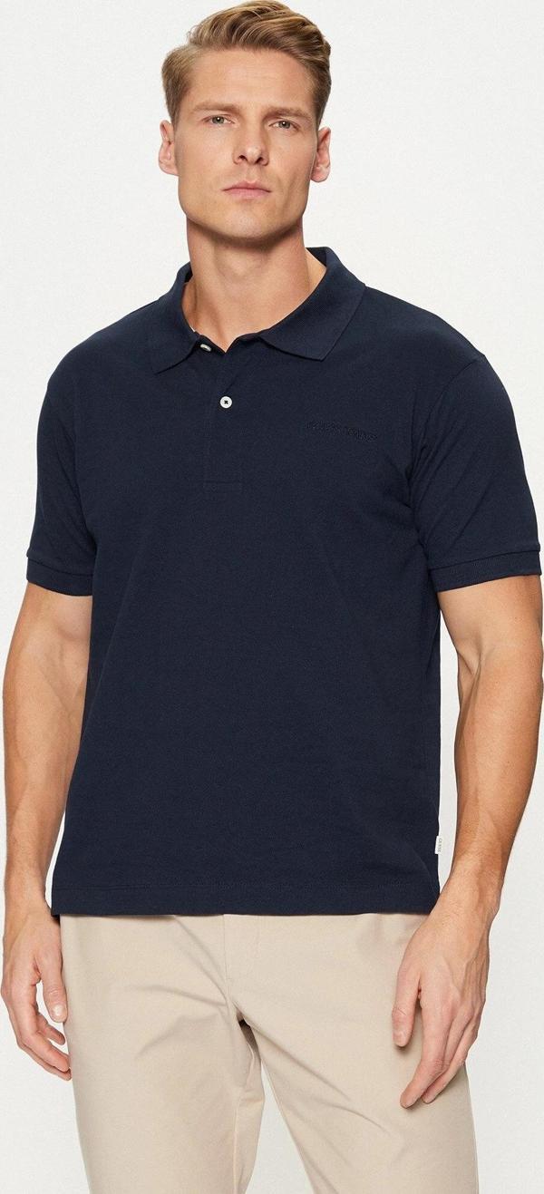 Guess Jeans GJ SS EMBRO LOGO POLO Erkek Lacivert T-shirt M4BP29KCJV1-A71W - Image 1
