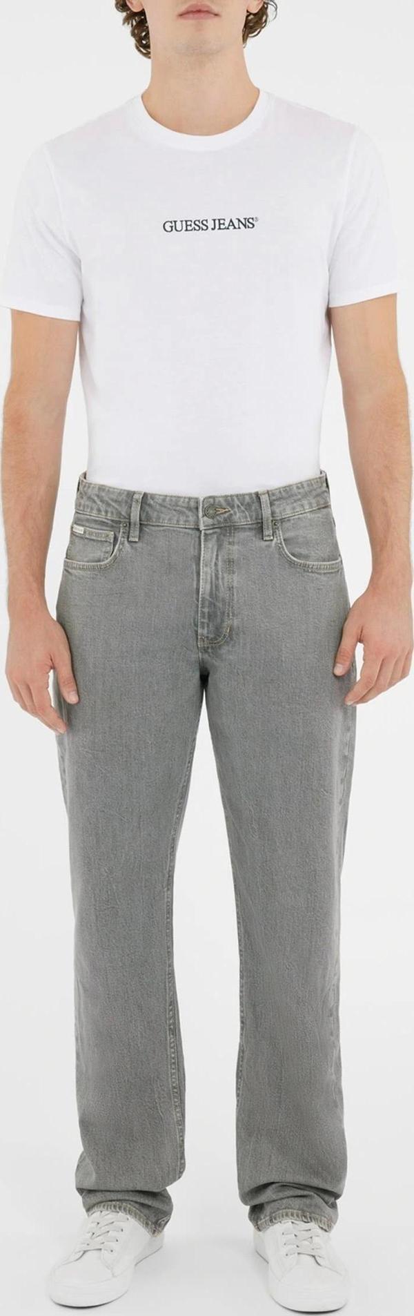Guess Jeans GJ G16 STRAIGHT Erkek Gri Jeans M5GA1BD5LW2-GJHE - Image 1