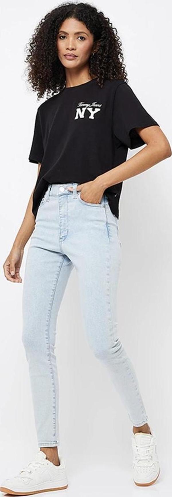 Tommy Hilfiger SYLVIA HGH SSKN BG4216 Kadın Denim Jeans DW0DW175891AB - Image 1