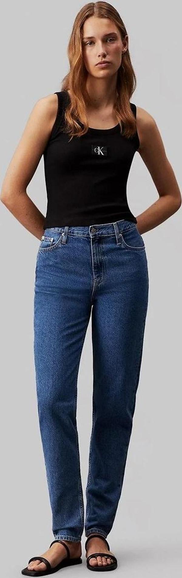 Calvin Klein MOM JEAN Kadın Mavi Jeans J20J222766-1A4 - Image 1