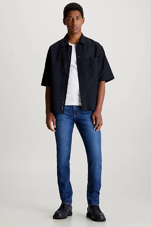 Calvin Klein SLIM TAPER Erkek Denim Jeans J30J324849-1BJ - Image 1