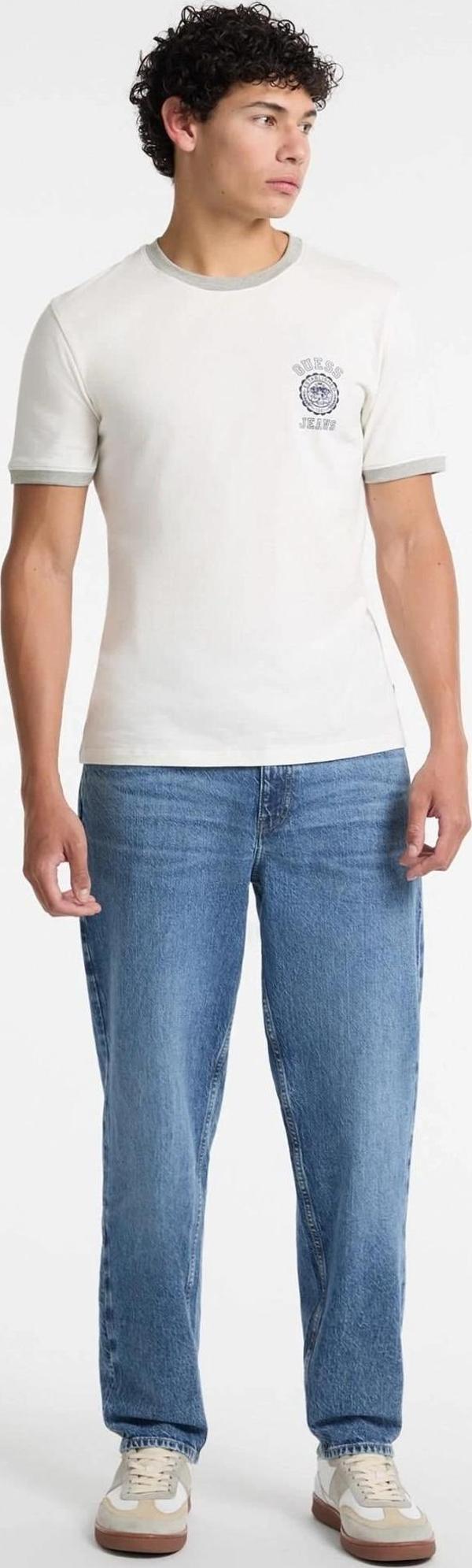 Guess Jeans GJ G15 RELAXED TAPER Erkek Mavi Jeans M5GA90D5M53-GJMD - Image 1