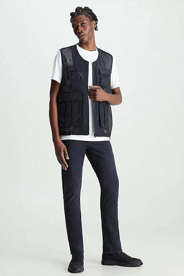 Calvin Klein SLIM TAPER Erkek Denim Jeans J30J323689-1BY - Image 1