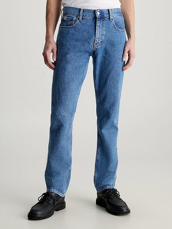 Calvin Klein AUTHENTIC STRAIGHT Erkek Denim Jeans J30J324814-1A4 - Image 1