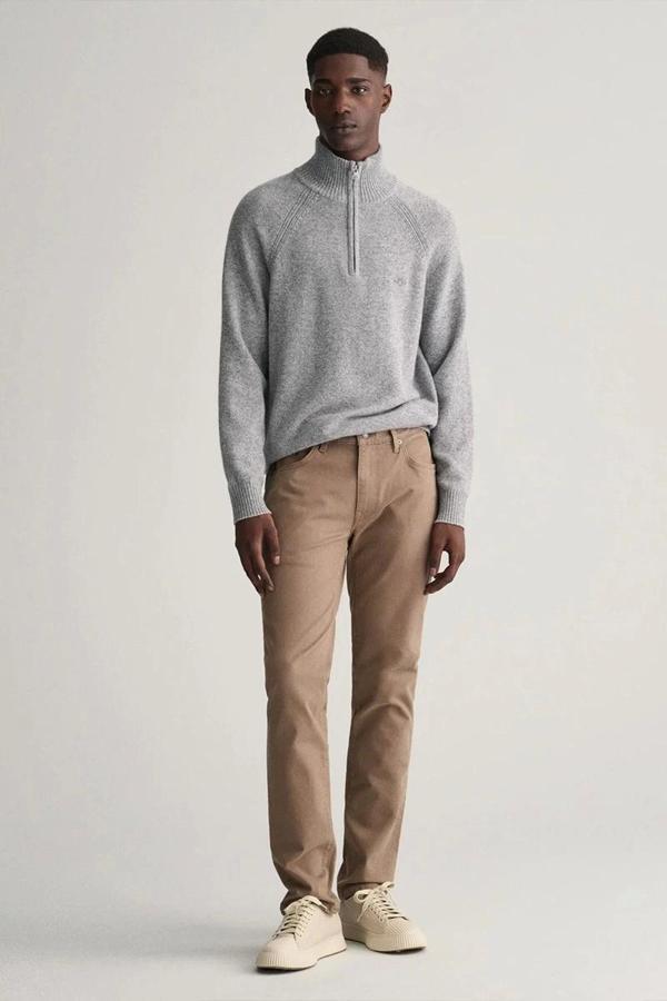 GANT Erkek Kahverengi Slim Fit Jean - Image 1