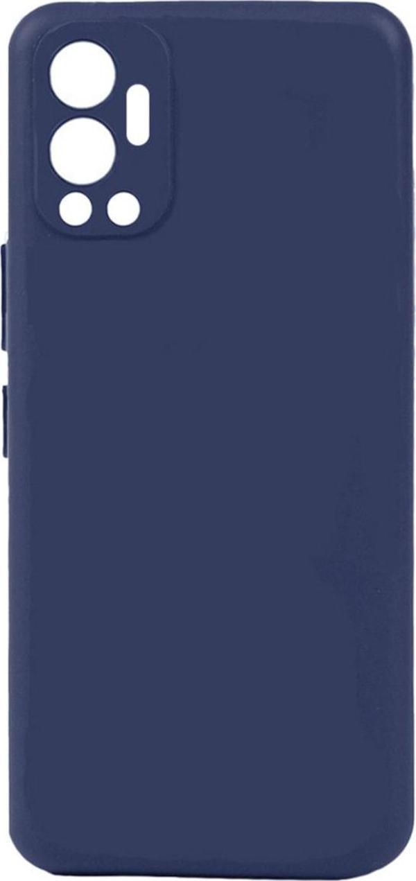 Coverzone Infinix Hot 12 Ile Uyumlu Kılıf ??soft Ve Pürüzsüz Dış Yüzey Biye Silikon Lacivert - Image 1