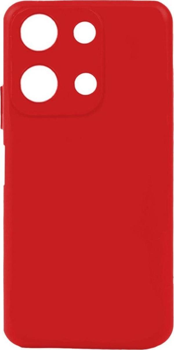Coverzone İnfinix Note 30 Kılıf İle uyumlu Kılıf Soft ve Pürüzsüz Biye Silikon Kırmızı - Image 1