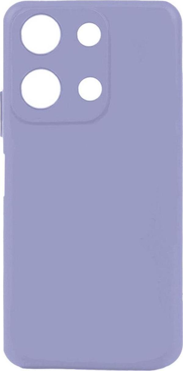 Coverzone İnfinix Note 30 Kılıf İle uyumlu Kılıf Soft ve Pürüzsüz Biye Silikon Lila - Image 1