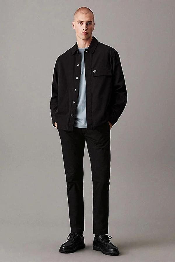 CK Jeans TAPERED CHINO Erkek SİYAH Pantolon J30J326847-BEH - Image 1