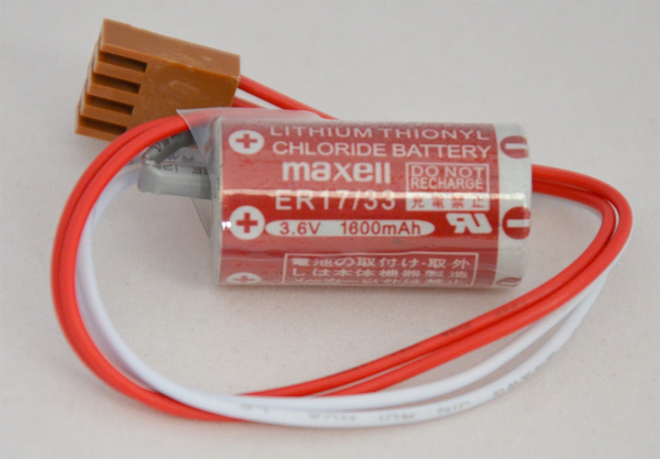 MAXELL ER-17/33 LITHIUM BATTERY 4 KABLOLU - Image 1