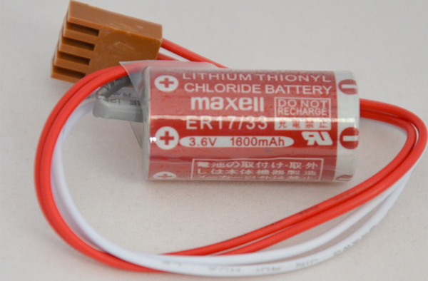 MAXELL ER-17/33 LITHIUM BATTERY 4 KABLOLU - Image 1