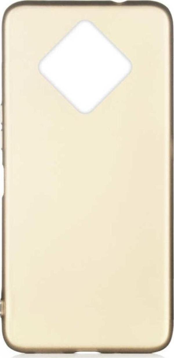Coverzone Infinix Zero 8 uyumlu  Kılıf Premier Silikon Arka Kapak Kılıf Gold - Image 1