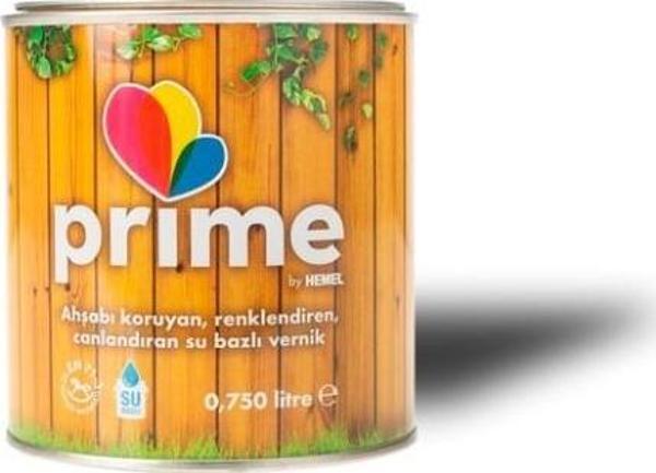 Hemel Prime Su Bazlı Ahşap Vernik 0.75lt-Burma - Image 1
