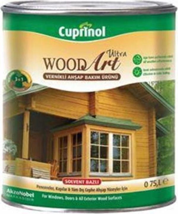 Cuprinol Wood Art Ultra Vernikli Ahşap Koruyucu   Pelesenk-0.75lt - Image 1