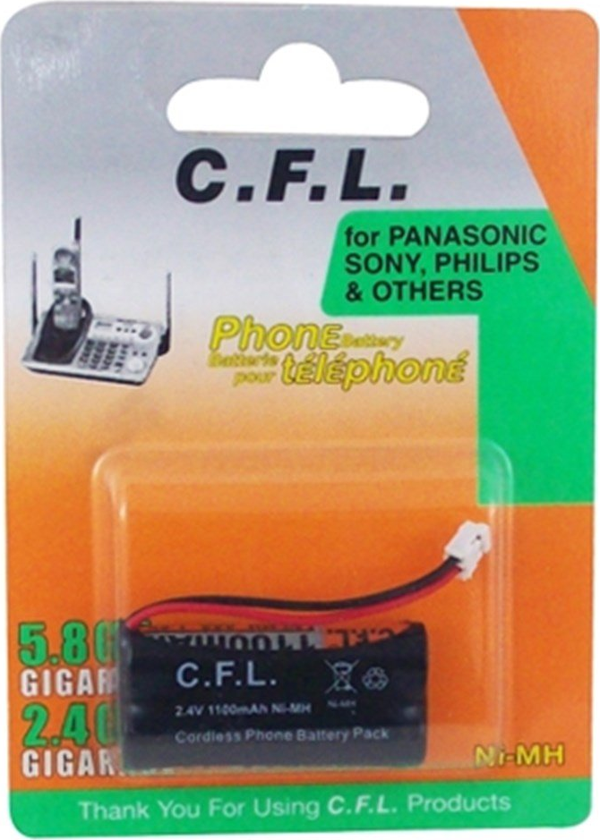 CFL 2,4 V İNCE 1100 MAH PİL - Image 1
