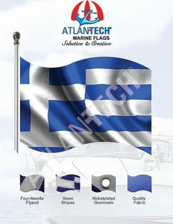 Atlantech Yunan Bayrağı 40x60cm - Image 1