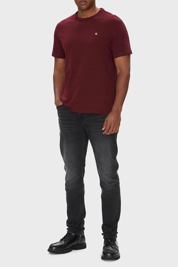 Calvin Klein Jeans Erkek Daralan Paça Siyah Yıkamalı Siyah Jeans LV04RB754G-846 - Image 1