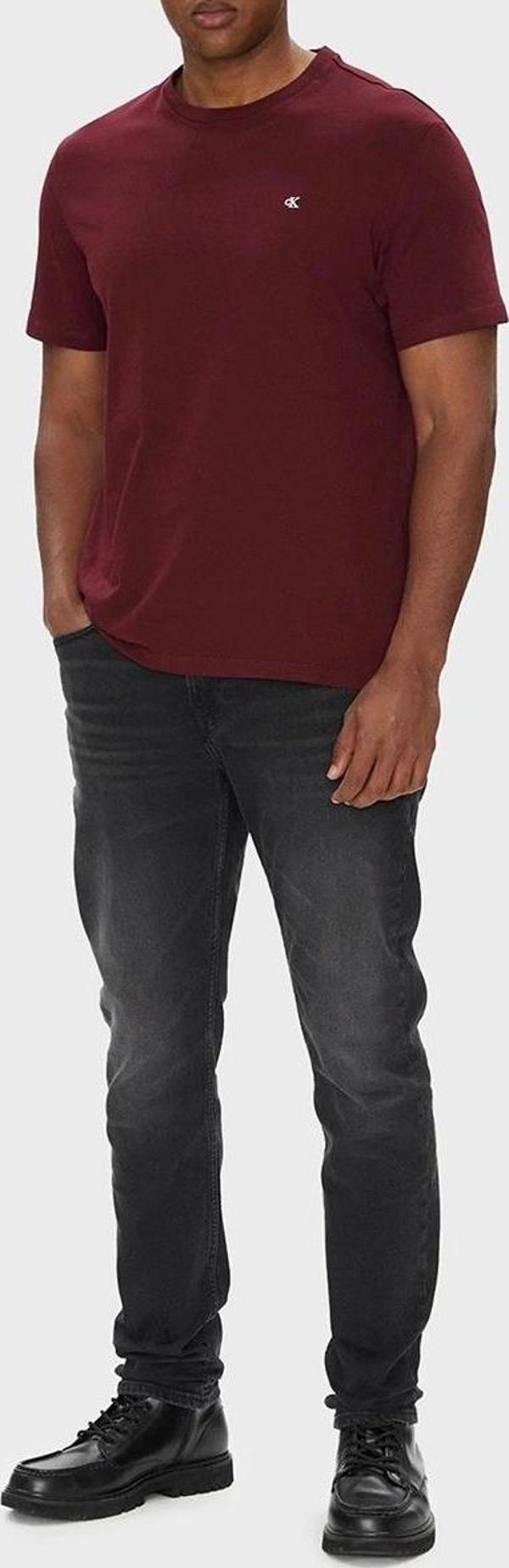 Calvin Klein Jeans Erkek Daralan Paça Siyah Yıkamalı Siyah Jeans LV04RB754G-846 - Image 1