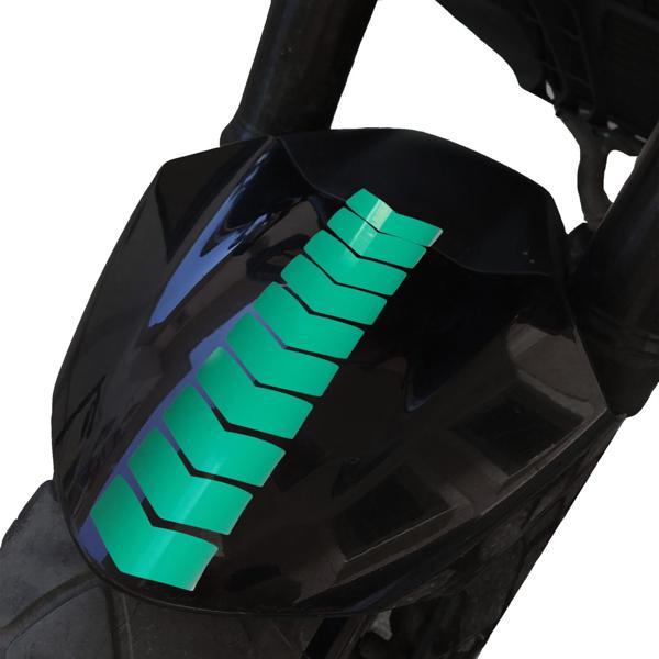 Ok Tasarımlı Orman Yeşili Çamurluk Kask Sticker Çınar Extreme  - Image 1