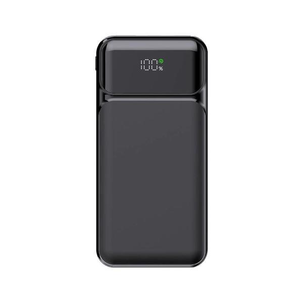 PowerBoost NIGHT 135B 10000mAh 22.5WDahiliKablo LCD GizliLED Siyah Taşınabilir Şarj Cihazı Powerbank - Image 1