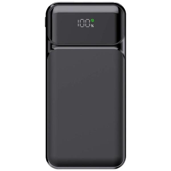 PowerBoost NIGHT 125B 10000mAh 22.5W Dahili Kablolu LCD Siyah Taşınabilir Şarj Cihazı Powerbank - Image 1