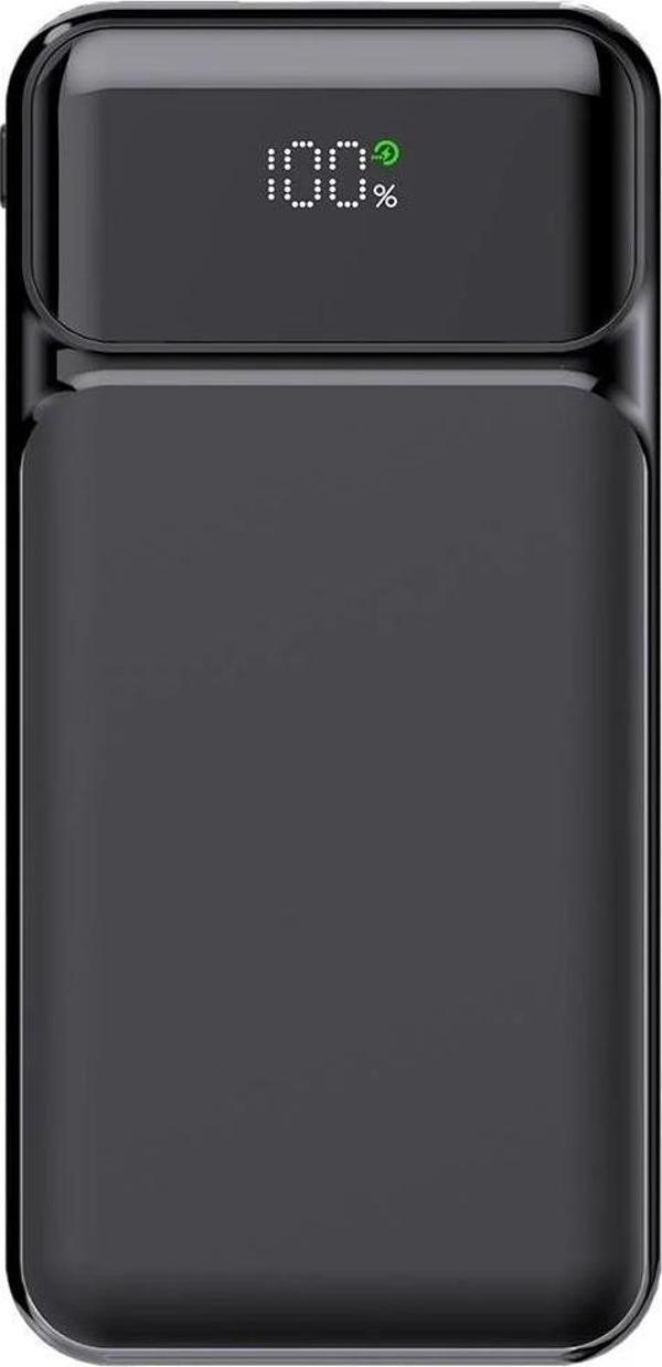 PowerBoost NIGHT 125B 10000mAh 22.5W Dahili Kablolu LCD Siyah Taşınabilir Şarj Cihazı Powerbank - Image 1