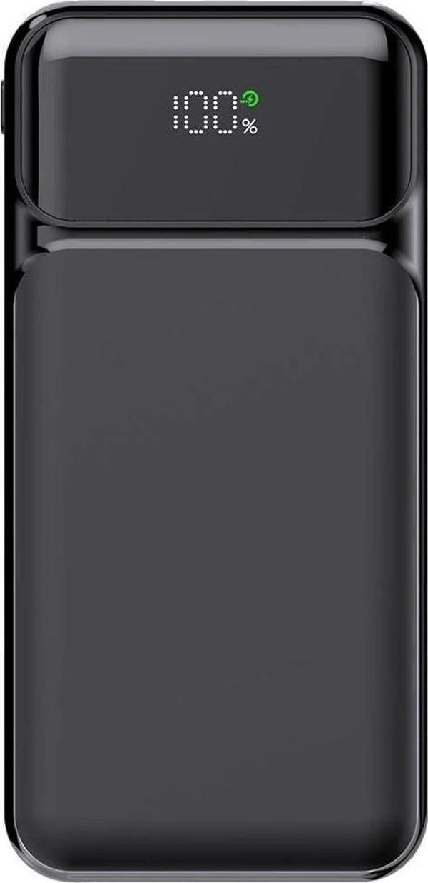 PowerBoost NIGHT 115B 10000mAh 22.5W LCD GizliLED Siyah Taşınabilir Şarj Cihazı Powerbank - Image 1