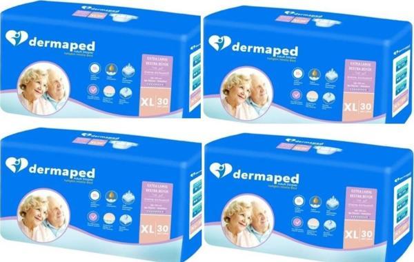 Dermaped Yetişkin Hasta Bezi Belbantlı Xlarge  30 lu 4 paket / 120 Adet - Image 1