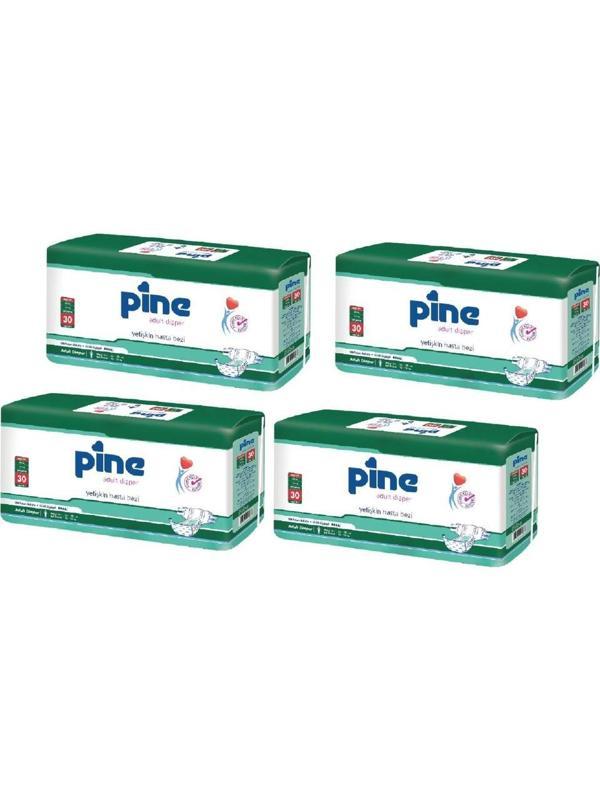 Pine Yetişkin Belbantlı Hasta Bezi Medium 4 Paket 120 Adet - Image 1