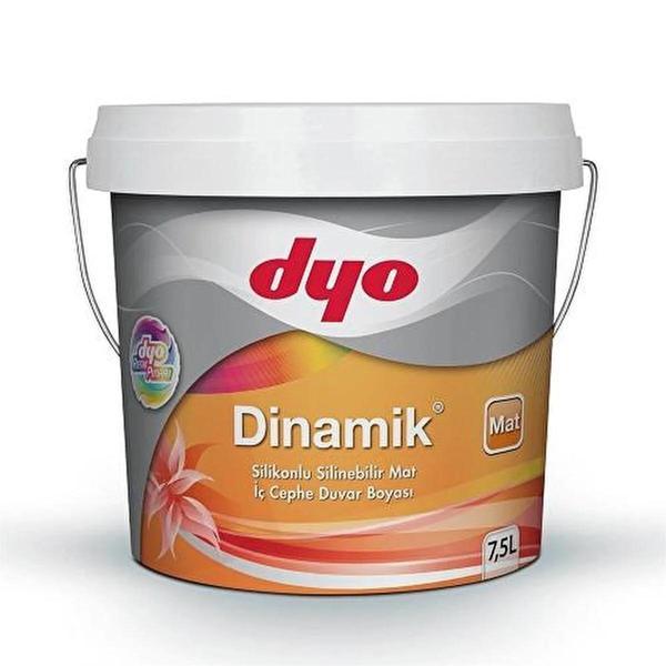 DYO 7,5LT DİNAMİK MAT SİLİKONLU SİLİNEBİLİR İÇ CEPHE DUVAR BOYASI (4740) - Image 1