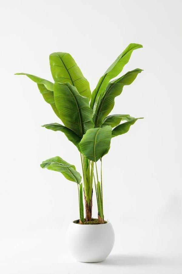 Yapay Ağaç Muz 160 Cm 13 Dal Plastik Küre Saksı - Image 1