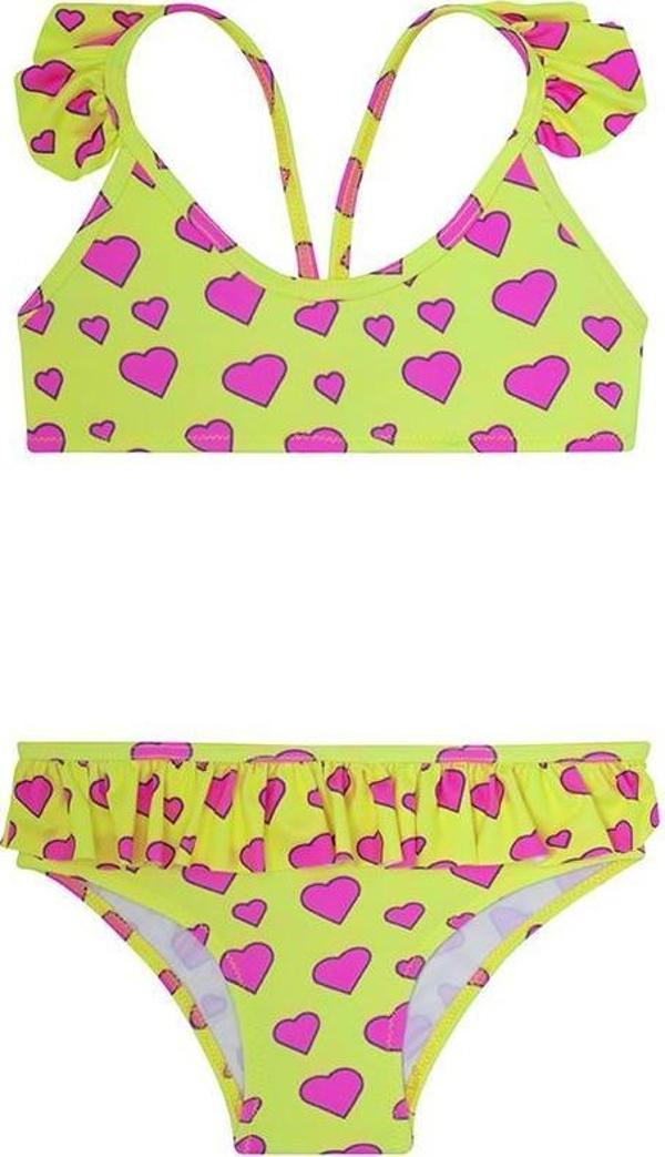 Neon Hearts Bikini - Image 1
