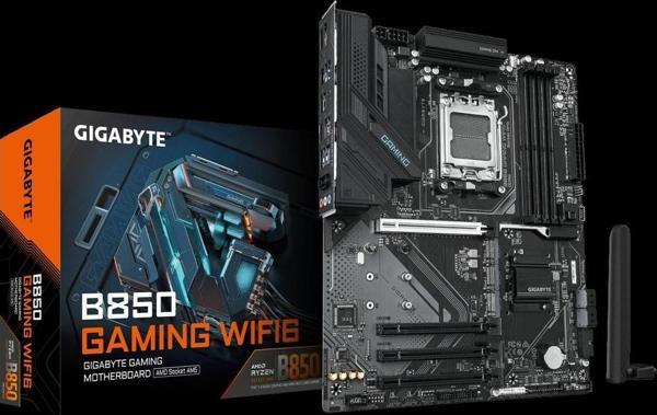 GIGABYTE B850 GAMING WIFI6 8200MHz OC DDR5 Soket AM5 M.2 HDMI DP ATX Anakart - Image 1