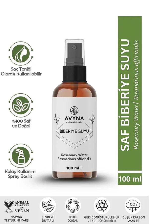 Reyo Avyna Biberiye Suyu Dökülme Karşıtı ve Saç Uzamasını Destekleyici 100 ml Saç Toniği %100 Doğal ve Saf - Image 1