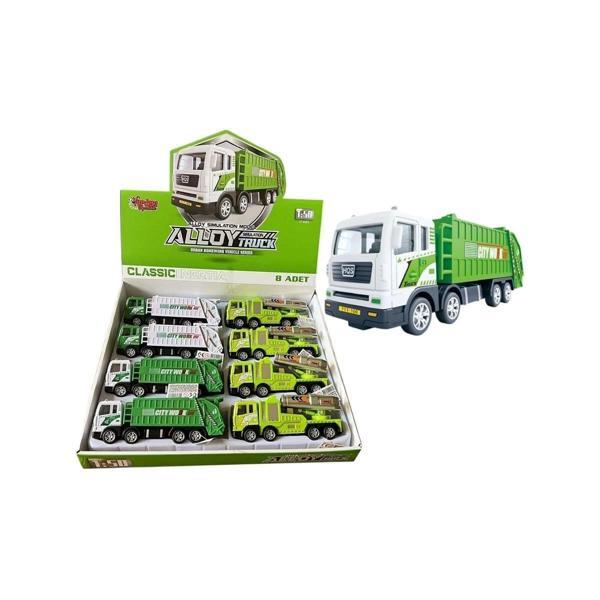 YH-711-57A SÜRTMELİ METAL 1:50 ÇÖP KAMYONU - Image 1