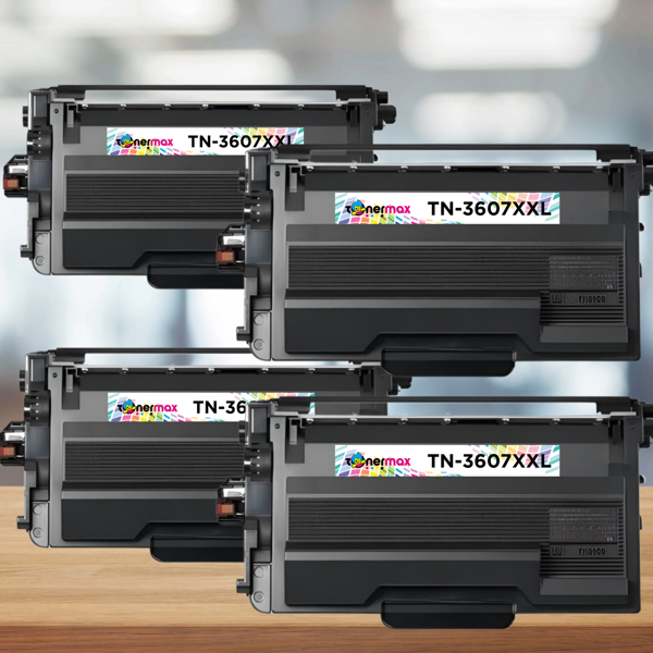 Brother TN3607XXL Muadil Toner 4'lü Paket / HL-L5210DN / HL-L5210DW / HL-L6210DW / HL-L6410DN - Image 1