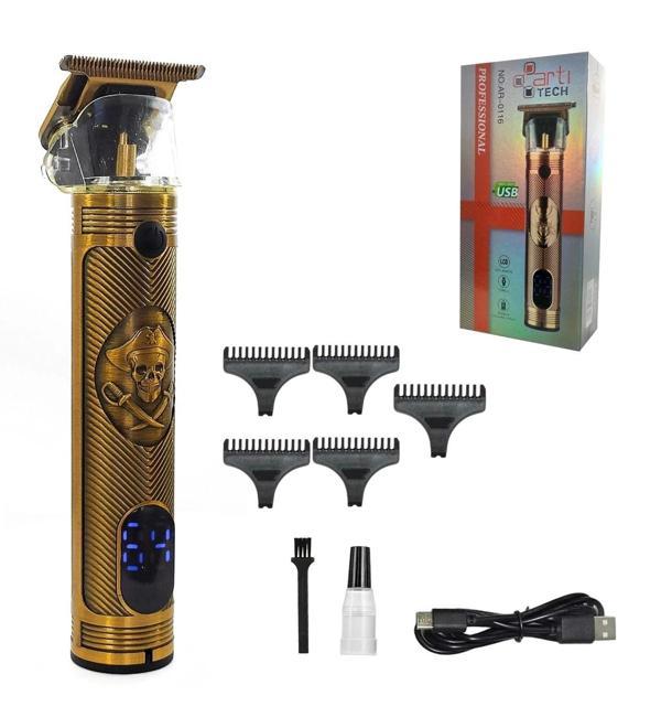 Artitech Tıraş Makinesi Şarjlı LCD Ekran Professional AR-0116 (Saç Sakal Düzeltici) - Image 1