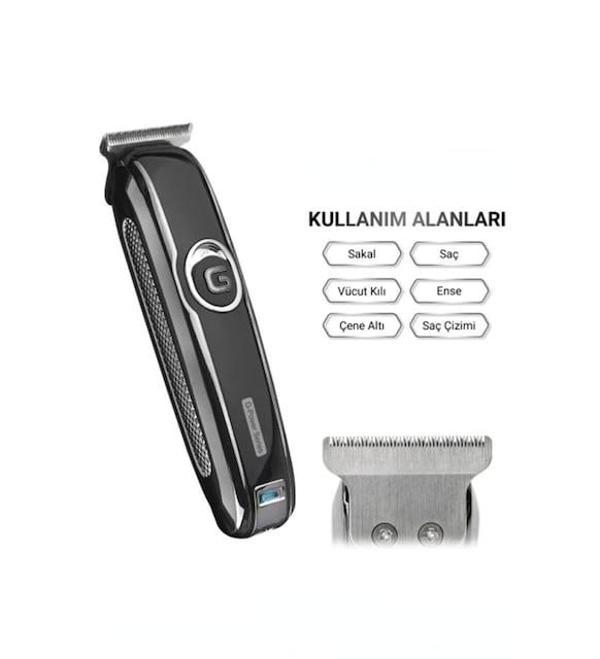 ArtıTech Şarjlı Traş Makinesi Saç Sakal Kesme Ense Vücut Kılı Çizim Epilasyon Öncesi Tüy Kısaltma Ar - Image 1