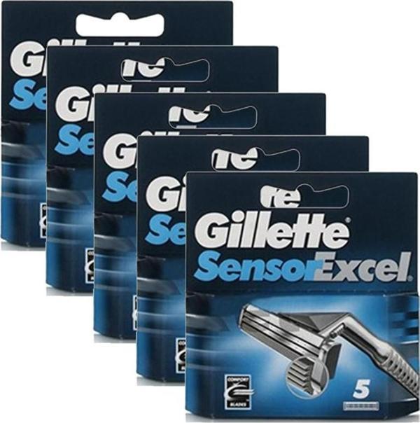 Sensor Excel 5\'li Yedek Tıraş Bıçağı x 5 Paket - Image 1