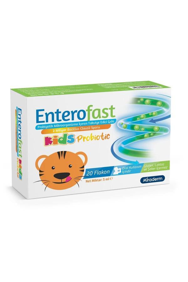 Enterofast Kids Probiotic 20 Flakon                - Image 1