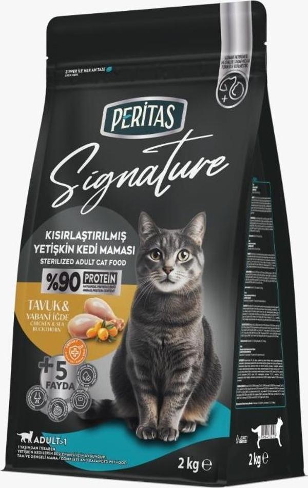 Signature Tavuklu Kısırlaştırılmış Yetişkin Kedi Maması 2 kg - Image 1