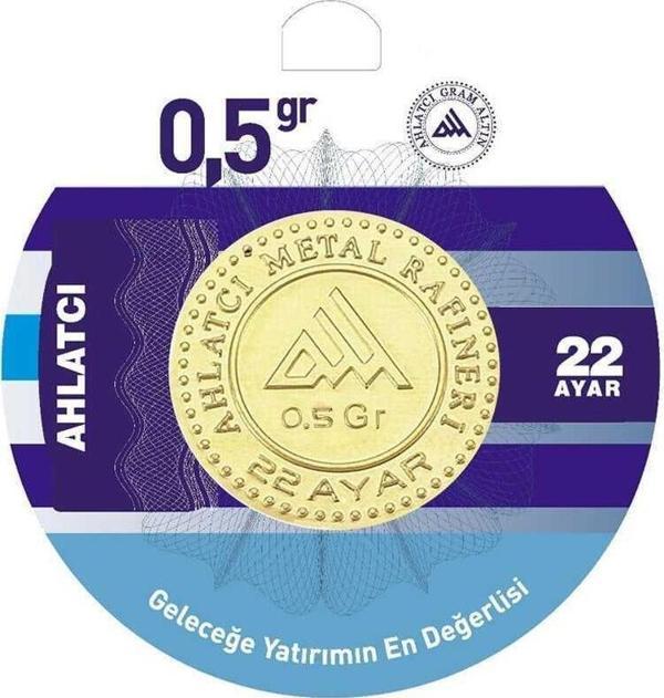 0.50 Gram 22 Ayar Altın - Image 1