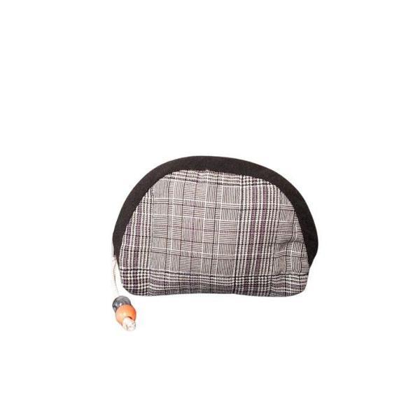 Uretti - Sibel 2453 4883 El Yapımı Çizgili Mini Cüzdan - Image 1