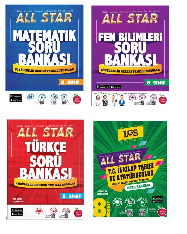 Newton Yayınları 8. Sınıf All Star Soru Bankası Seti - Newton Yayınları - Image 1