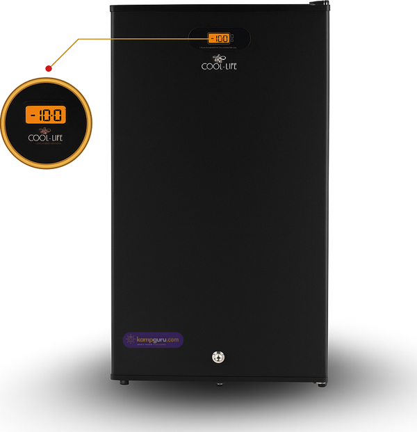 Cool Life Çift Sistem 91 Litre Siyah Dijital Göstergeli 12 / 24 / 220 V Buzdolabı - Image 1