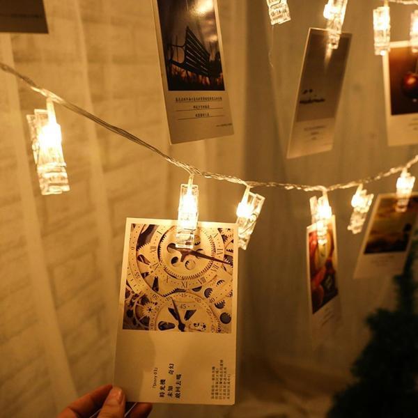 Işıklı Mandallı Fotoğraf Albümü 5M - 30 LED - Image 1