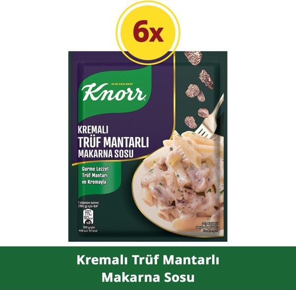 Knorr Kremalı Trüf Mantarlı Makarna Sosu 52g x 6 Adet - Image 1