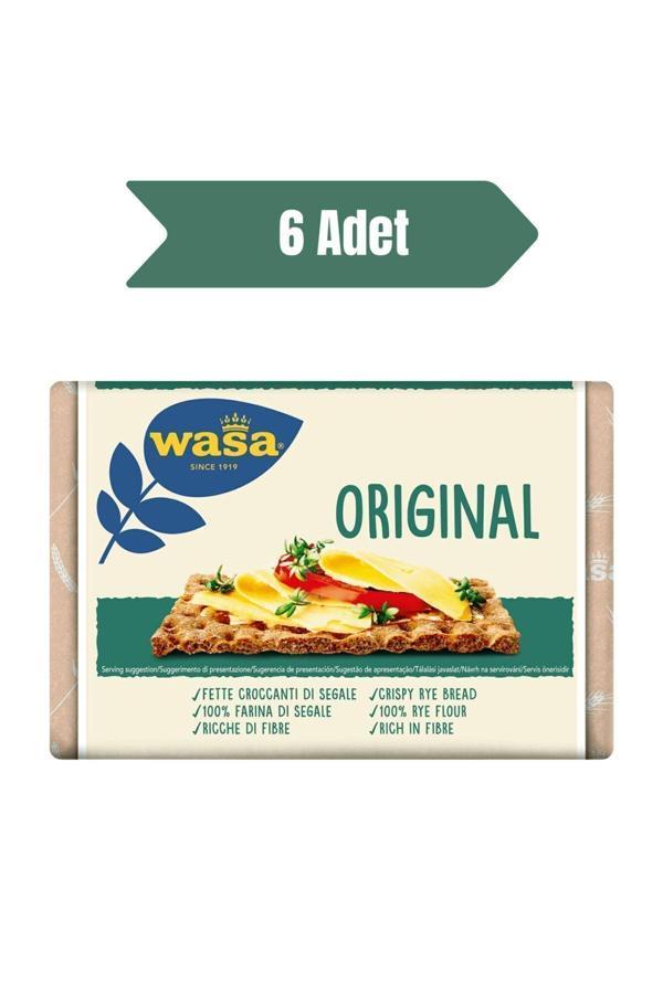 Wasa Sade Gevrek Ekmek Crispbread Original 275 gr 6 Adet - Image 1