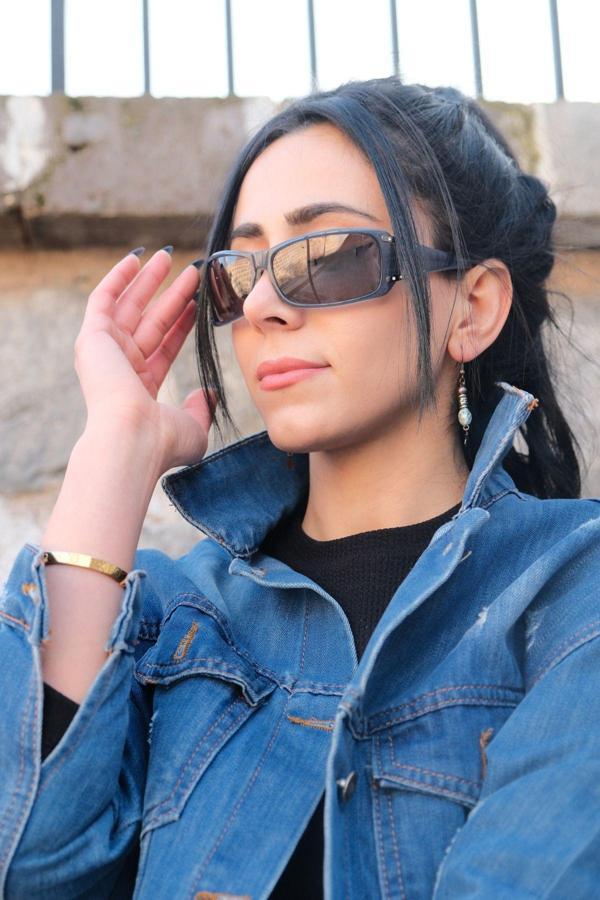 Caldini Kadın Turkuaz Kemik Polarize Güneş Gözlüğü Cs041 C3 - Image 1
