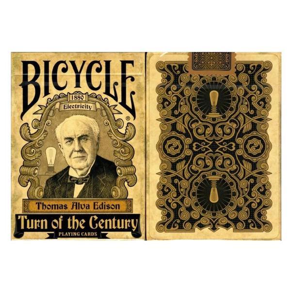 Bicycle Turn of The Century Electricity Premium Oyun Kağıdı iskambil Kartları Destesi - Image 1